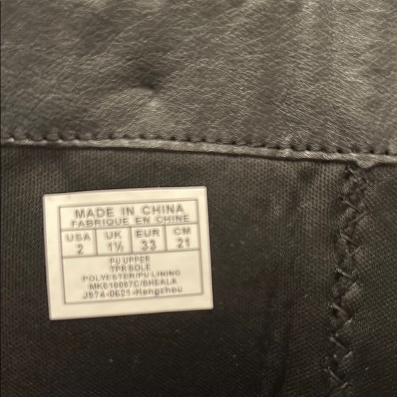 Michael Kors Kids Black Quilted Riding Boots - Picture 2 of 6